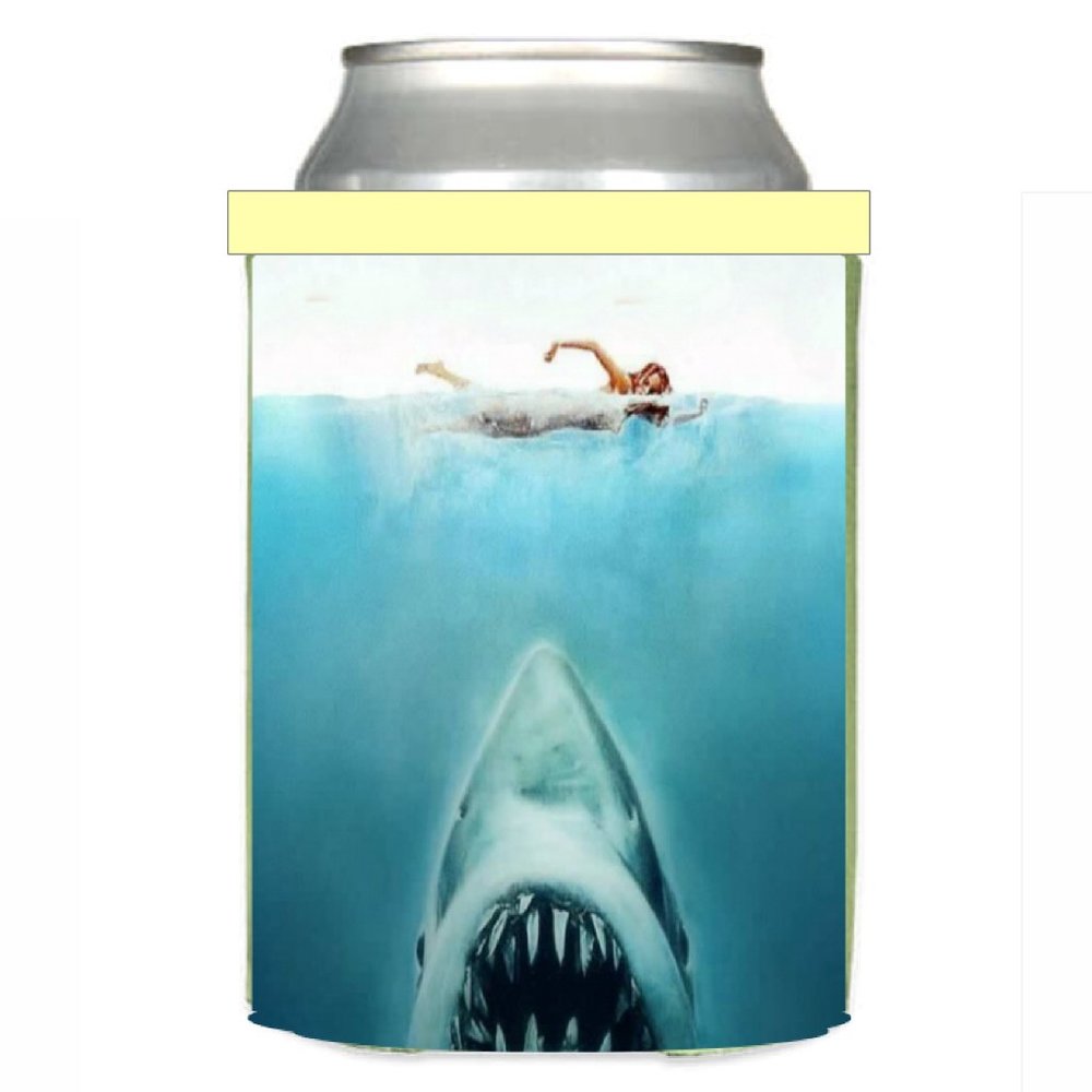 JAWS Shark Horror Movie Can Cooler Official Hard Shell Promo for Beer or Soda